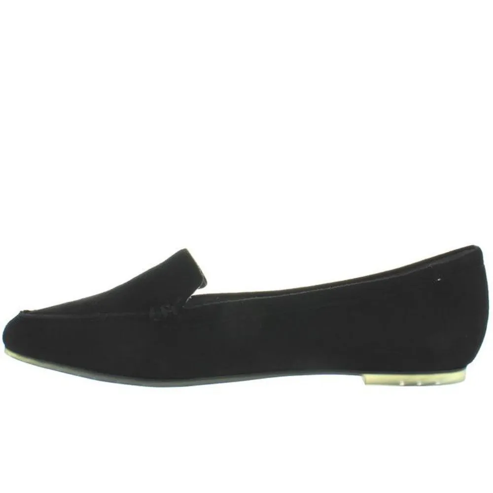 Audra Black Suede Me Too Flat