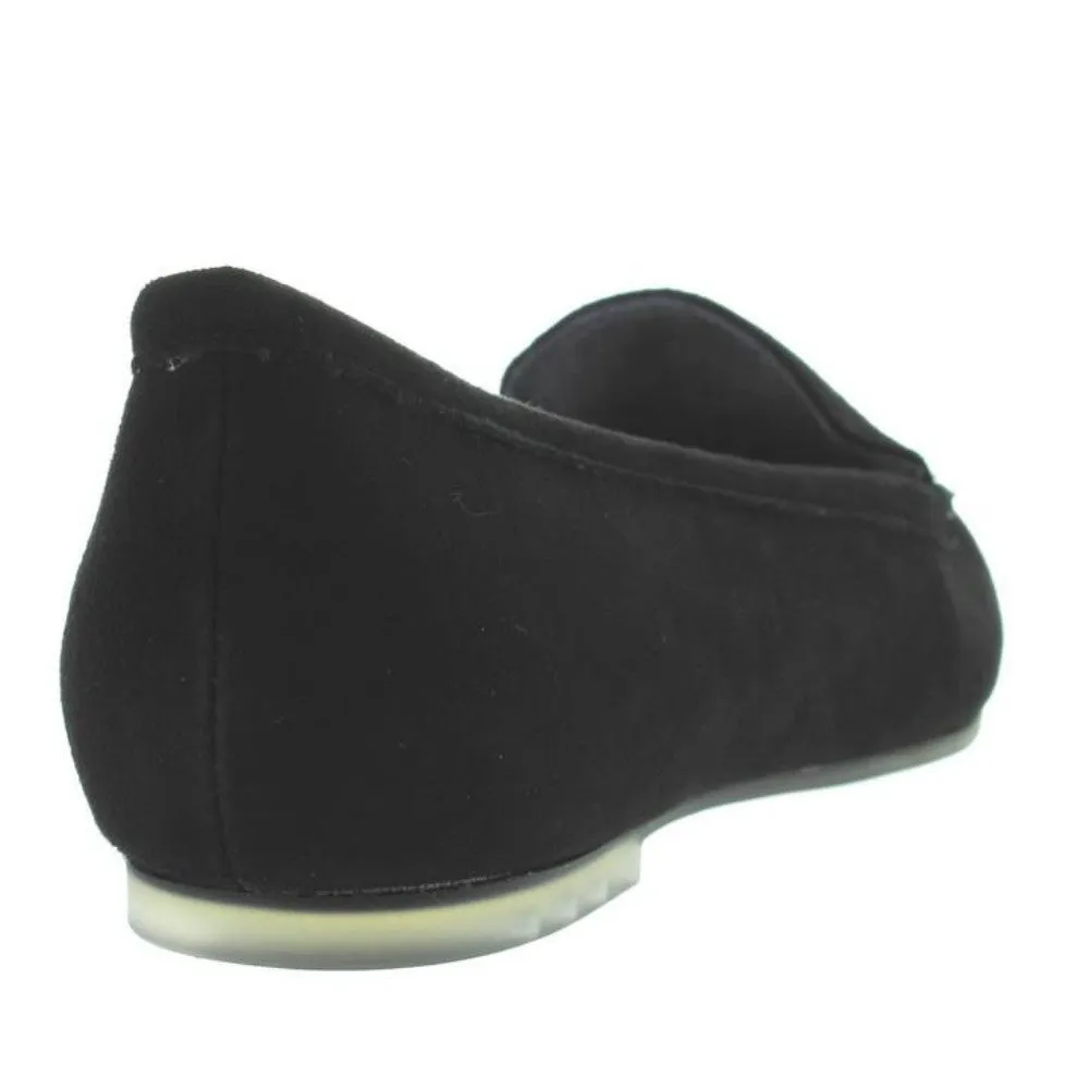Audra Black Suede Me Too Flat