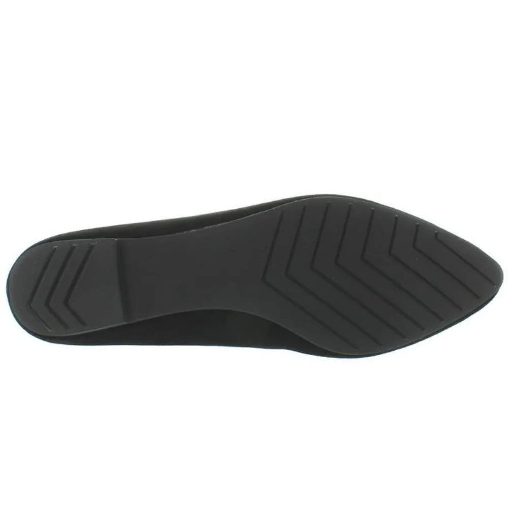 Audra Black Suede Me Too Flat