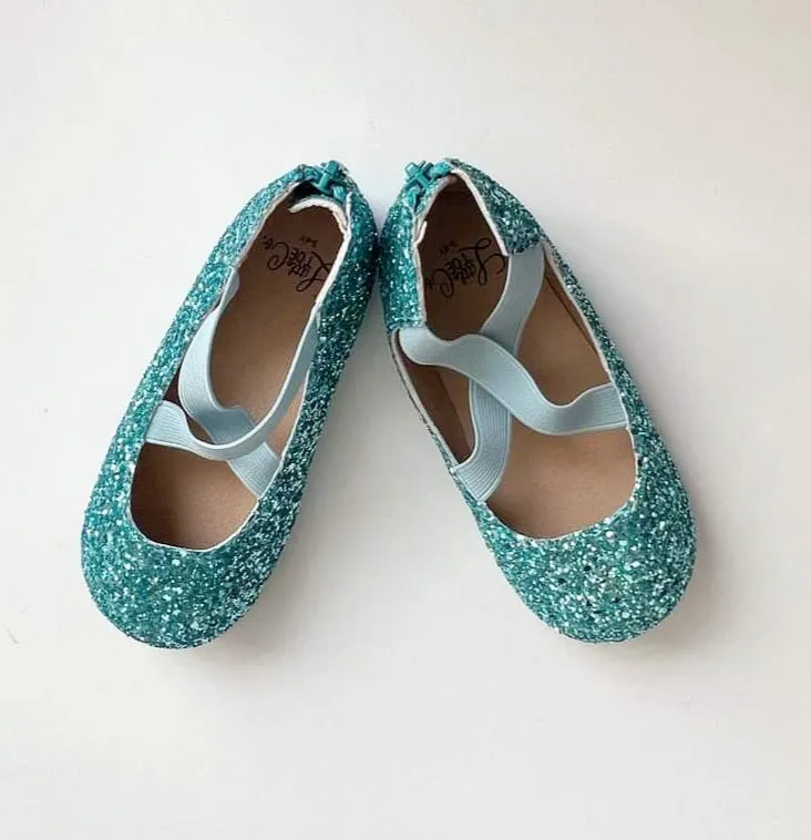Blue-tiful Ballet Flats