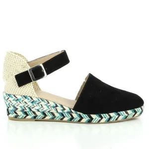Calzanor 8880 Black Espadrilles