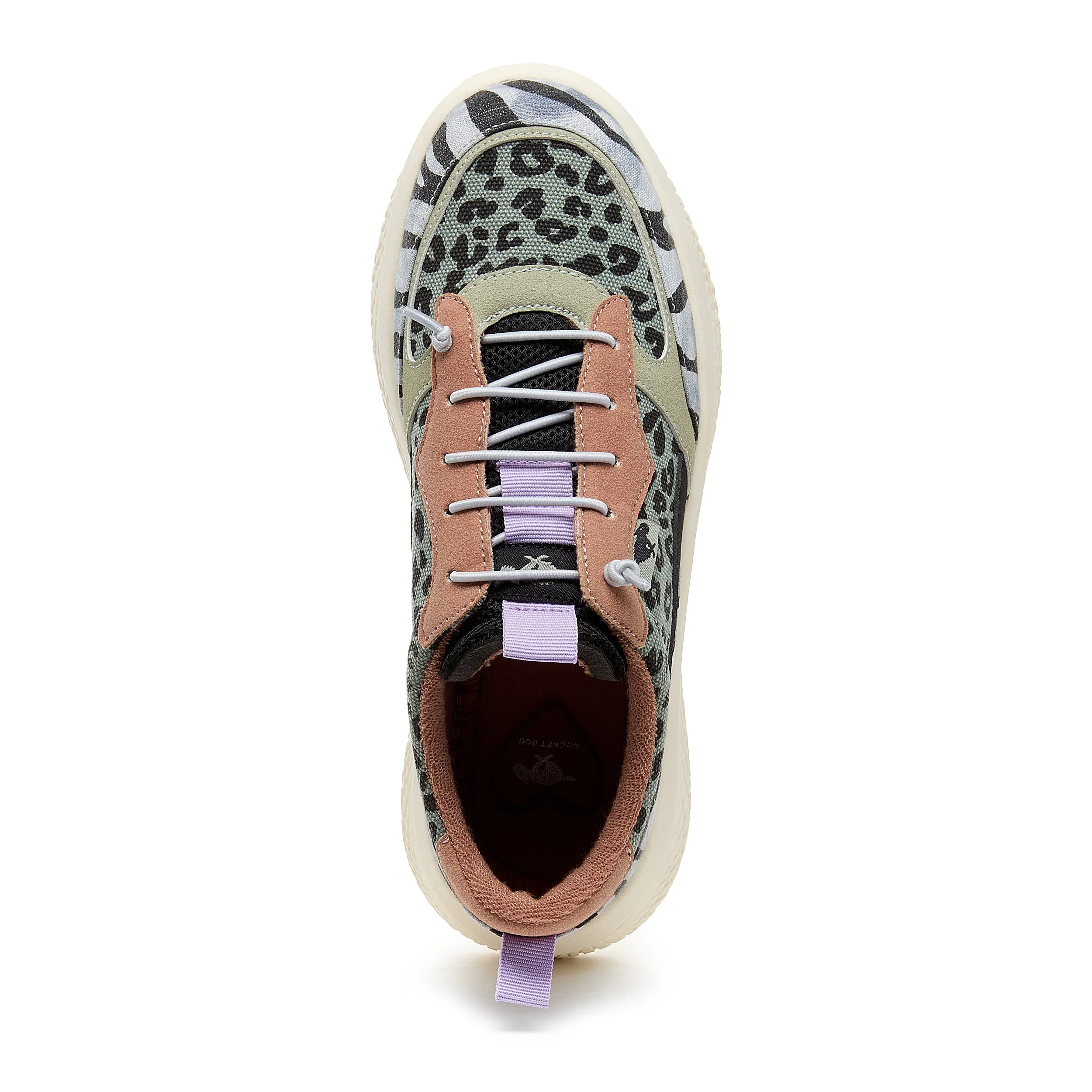 Gravel Black Leopard Multi Color Sneaker