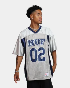 HUF Anvry Football Jersey Silver