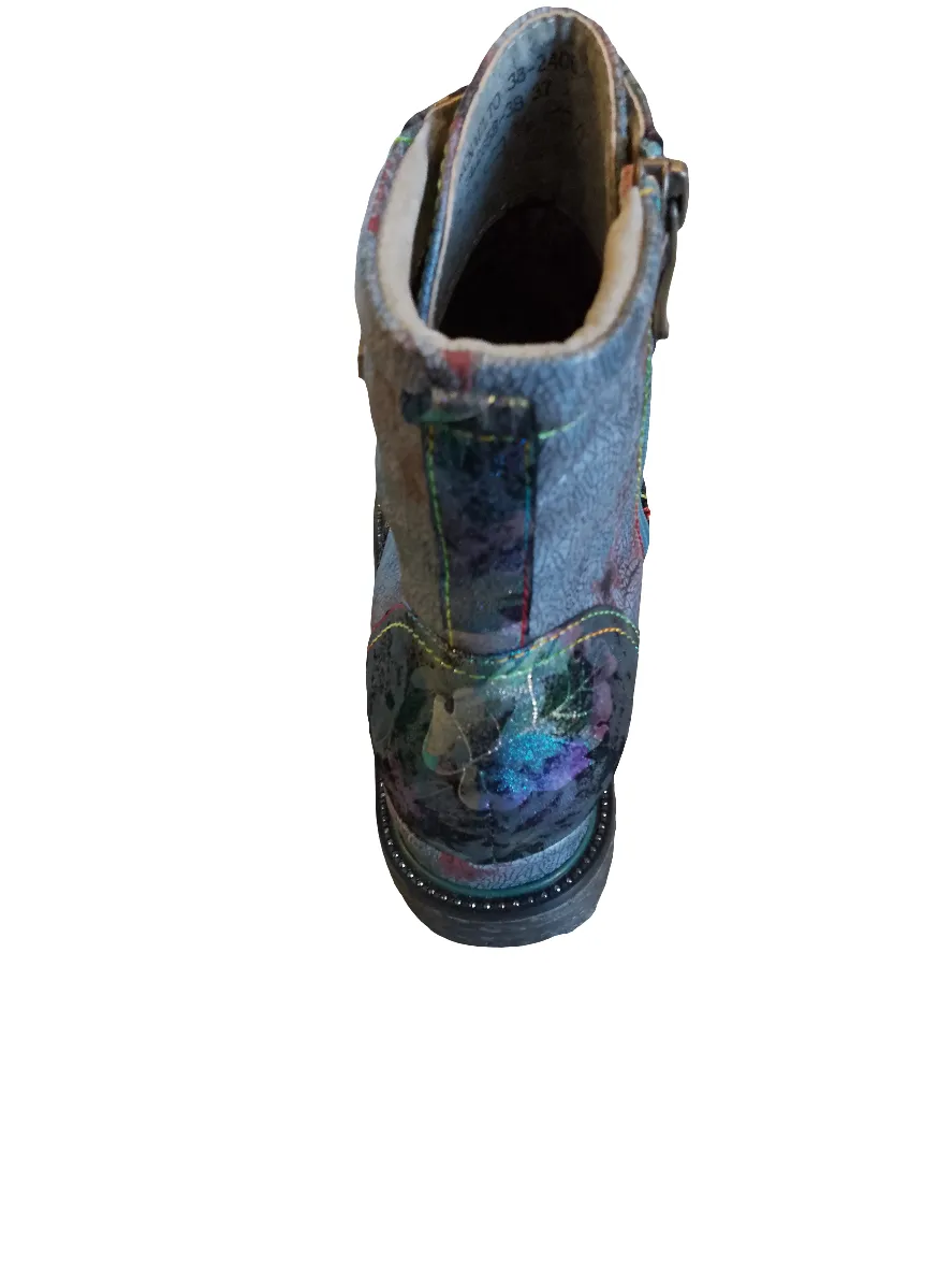 Laura Vita Ercnaulto 38 Bleu Ankle Boot