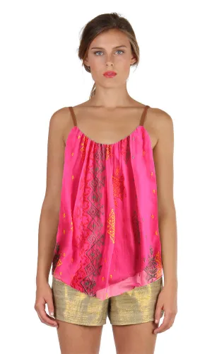 LEATHER STRAP CAMI