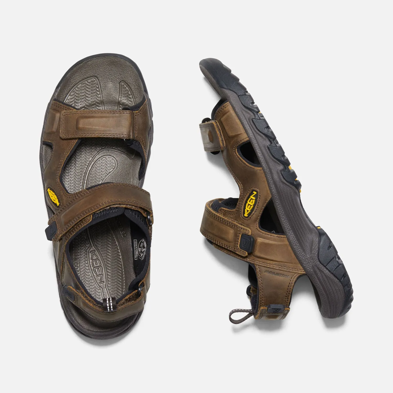Men's Targhee III Rugged Walking Sandal in Bison/Mulch