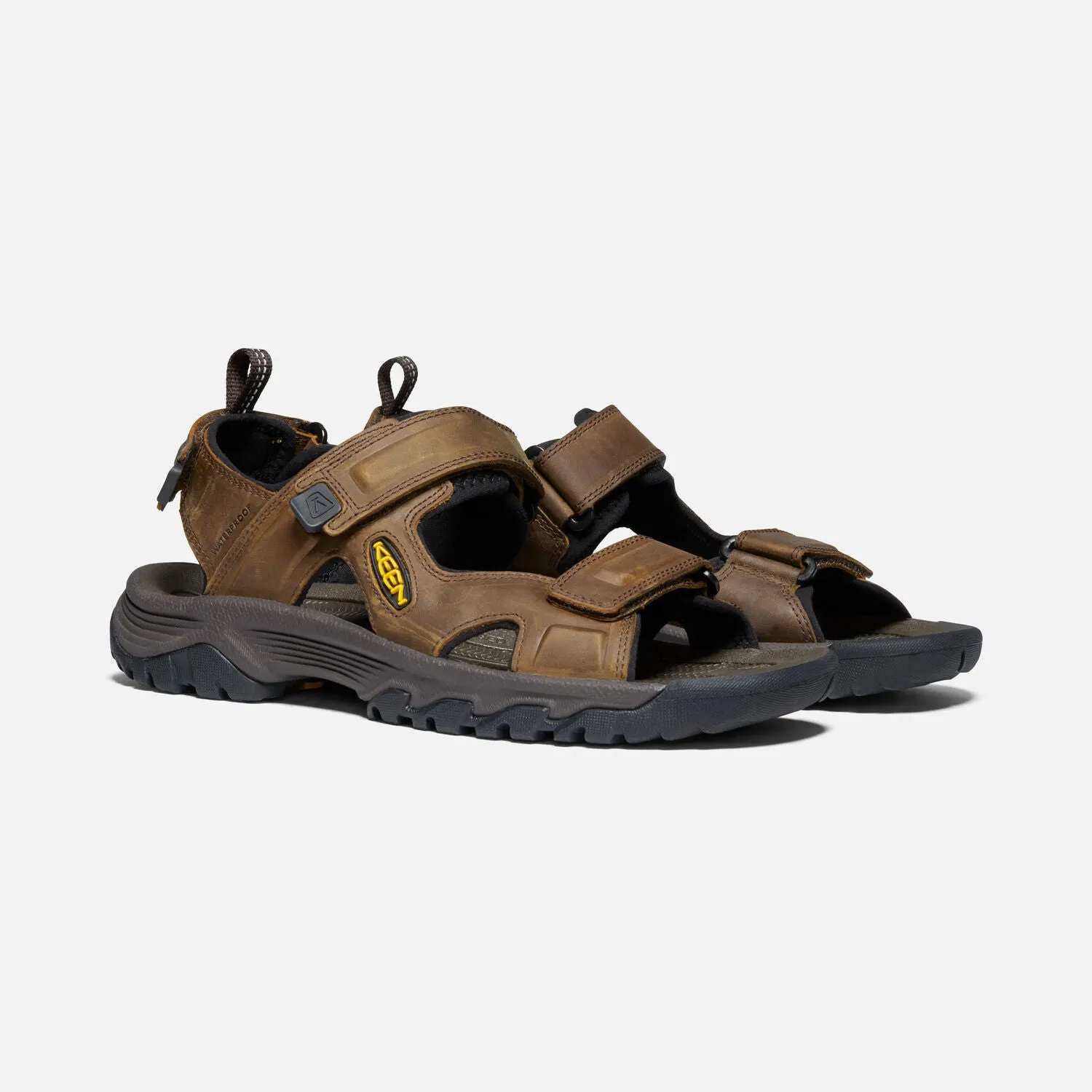 Men's Targhee III Rugged Walking Sandal in Bison/Mulch