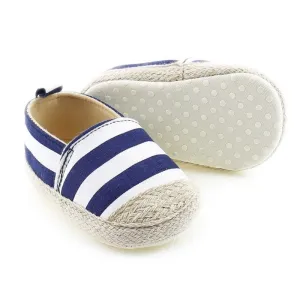 Summer Espadrille- Blue Stripe