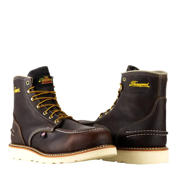 THOROGOOD Men's 1957 Series Waterproof 6 Inch Briar Pitstop Safety Toe 814-3600
