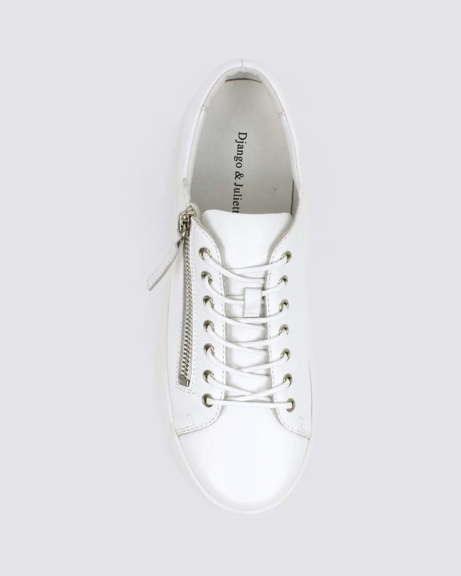 WOLFIE PLATFORM SNEAKERS WHITE LEATHER