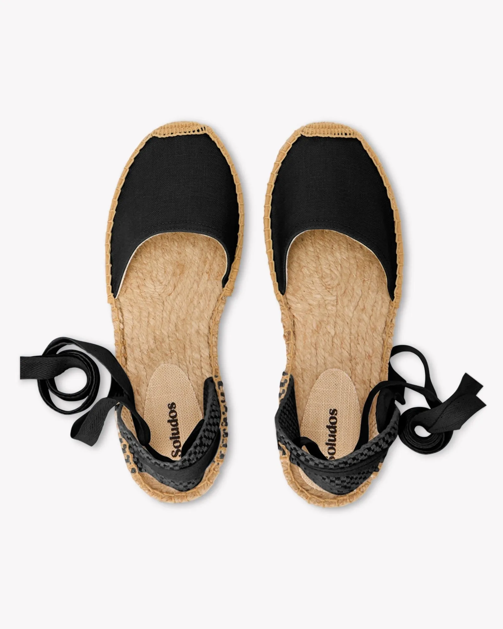 Womens_Espadrilles_The Lauren Lace Up_Linen Colors_Noche Black
